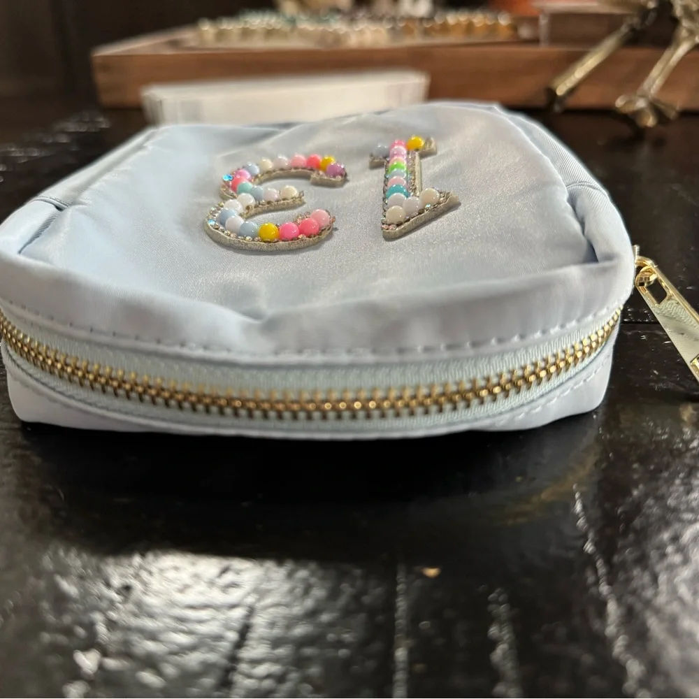 Blue Kids Accessory Bag with Colorful Number 13 Design Taylor Swift Lucky 13